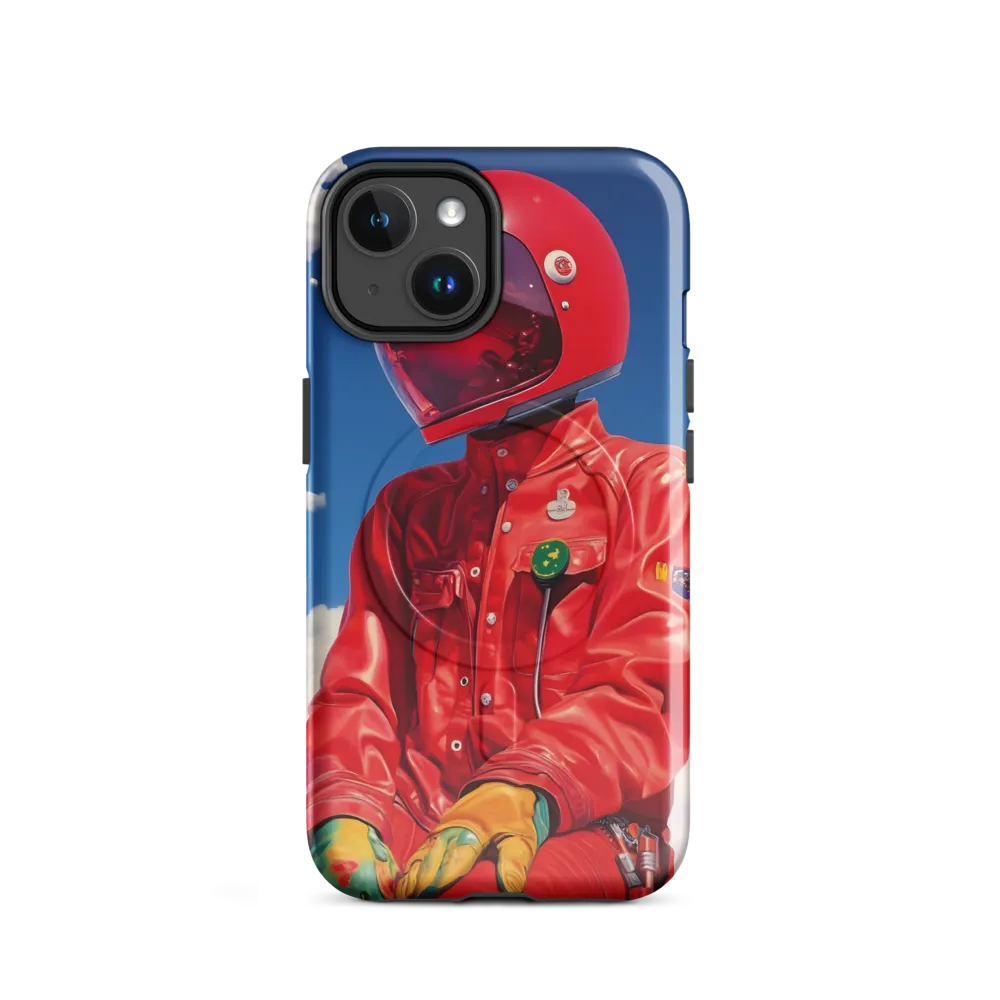 Astronaut in Crimson
