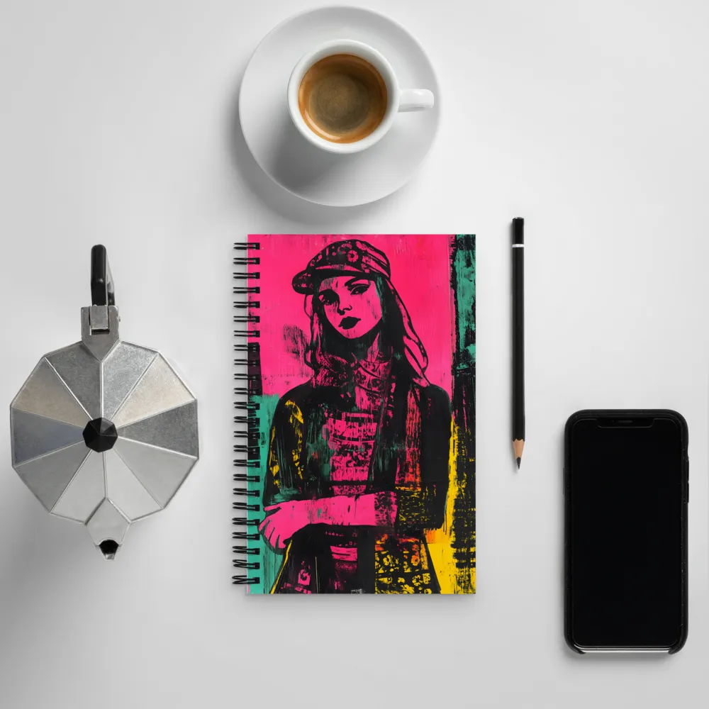 Urban Chic: A Modern Portrait | Spiral Notebook