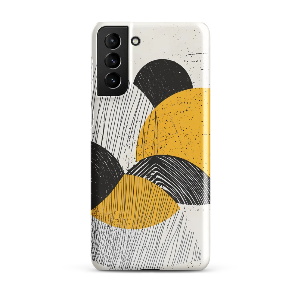 Dynamic Harmony in Black and Yellow