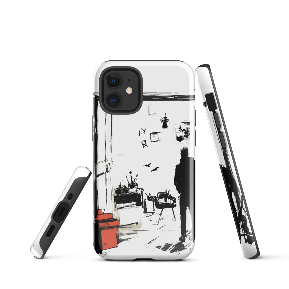 Through the Doorway of Solitude | Phone Case |  12 mini | Tough Case | Glossy