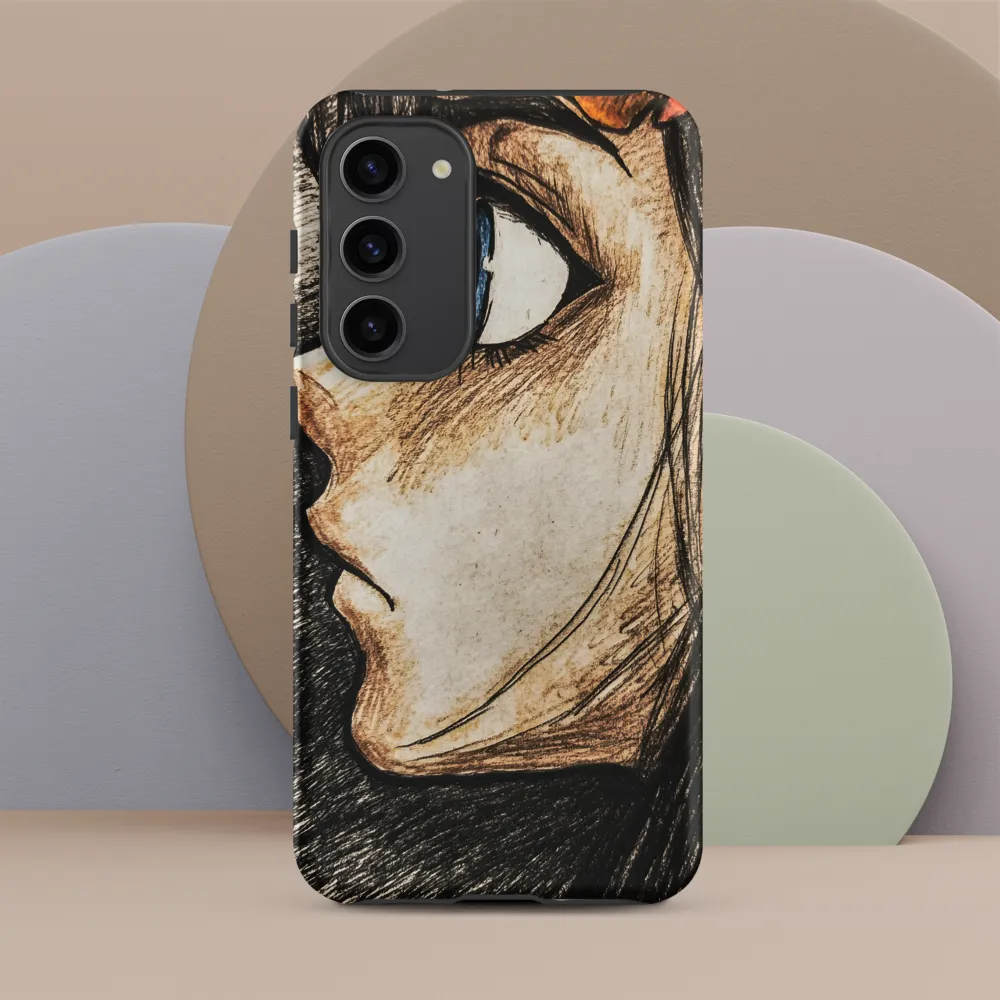 Reflections in Profile | Phone Case |  S23 Plus | Tough Case | Matte