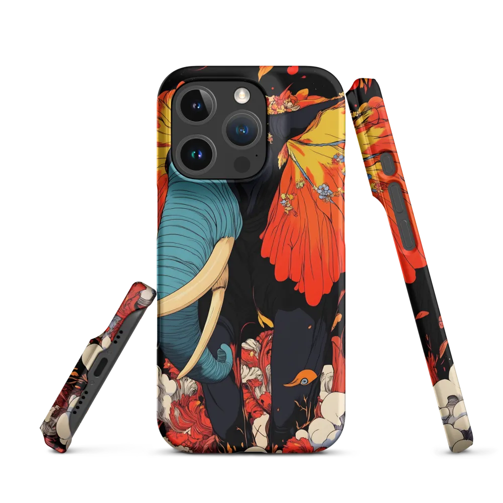 Majesty of the Floral Elephant | Phone Case |  16 Pro | Snap Case | Matte