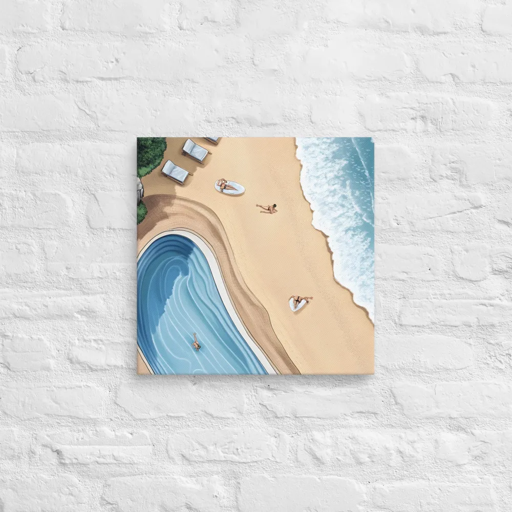 Serenity by the Shore | Canvas | 16″×16″