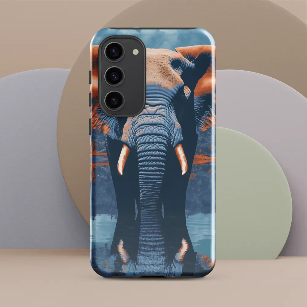 Majestic Reflection: The Elephant's Serenade