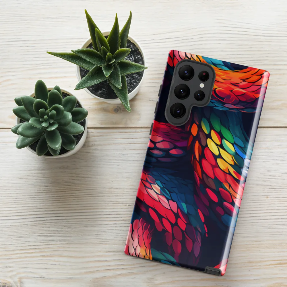 Serpentine Harmony | Phone Case |  S22 Ultra | Tough Case | Glossy