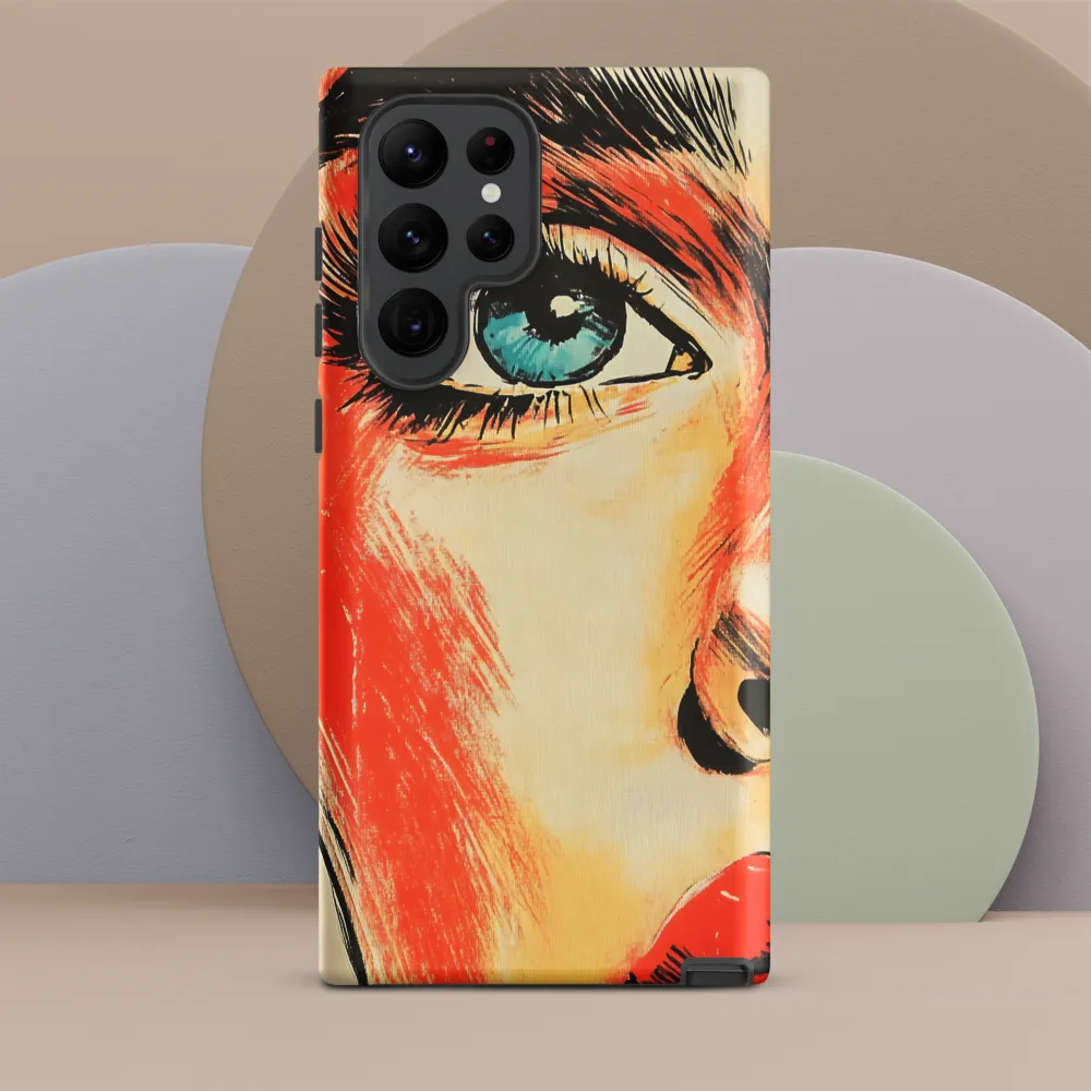 Intense Gaze: A Pop Art Portrait