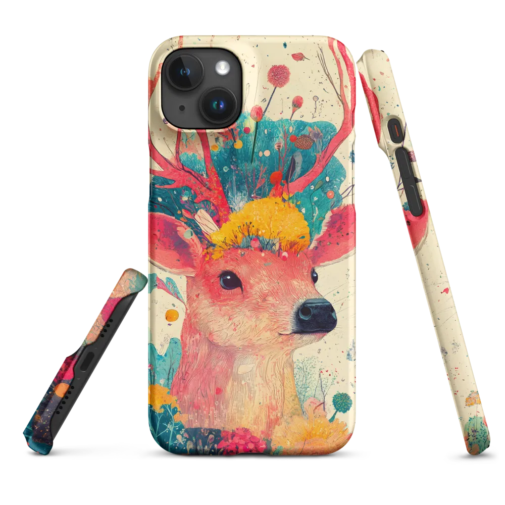 Whimsical Harmony: A Deer in Bloom