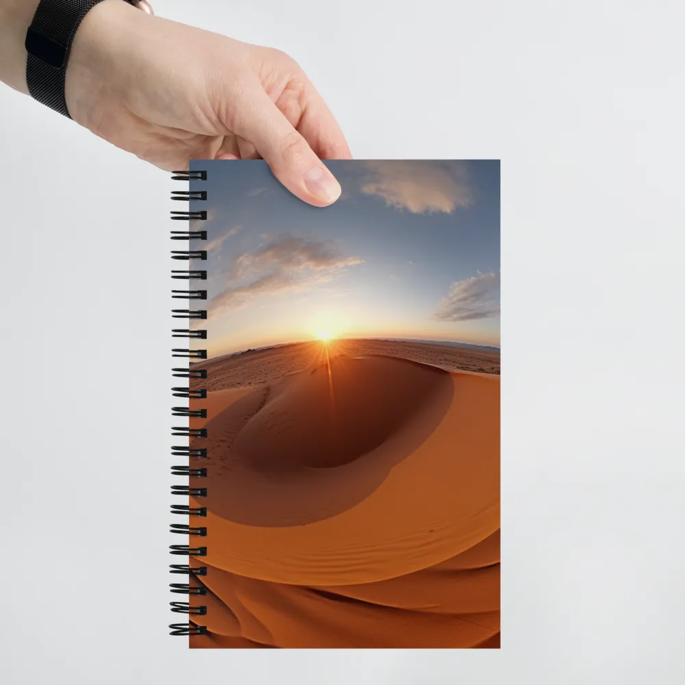 Serenity in Sand | Spiral Notebook