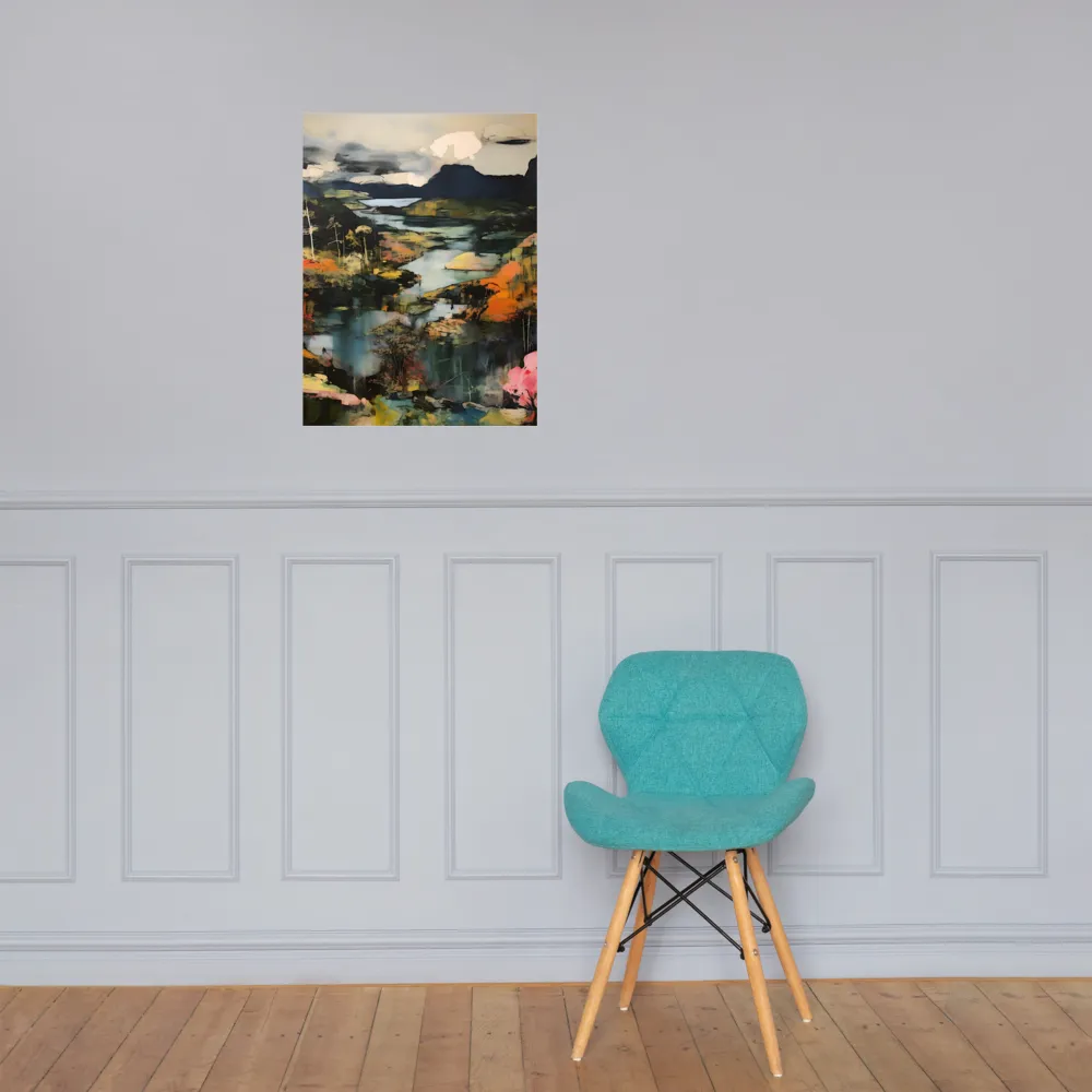 Harmony of Nature: An Abstract Journey | Poster | 18″×24″