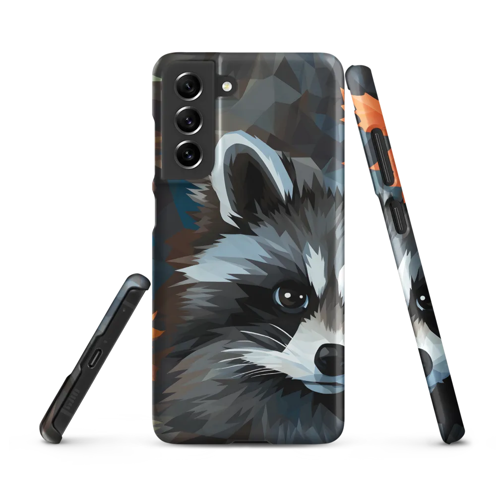 Whispers of Autumn: The Raccoon's Gaze