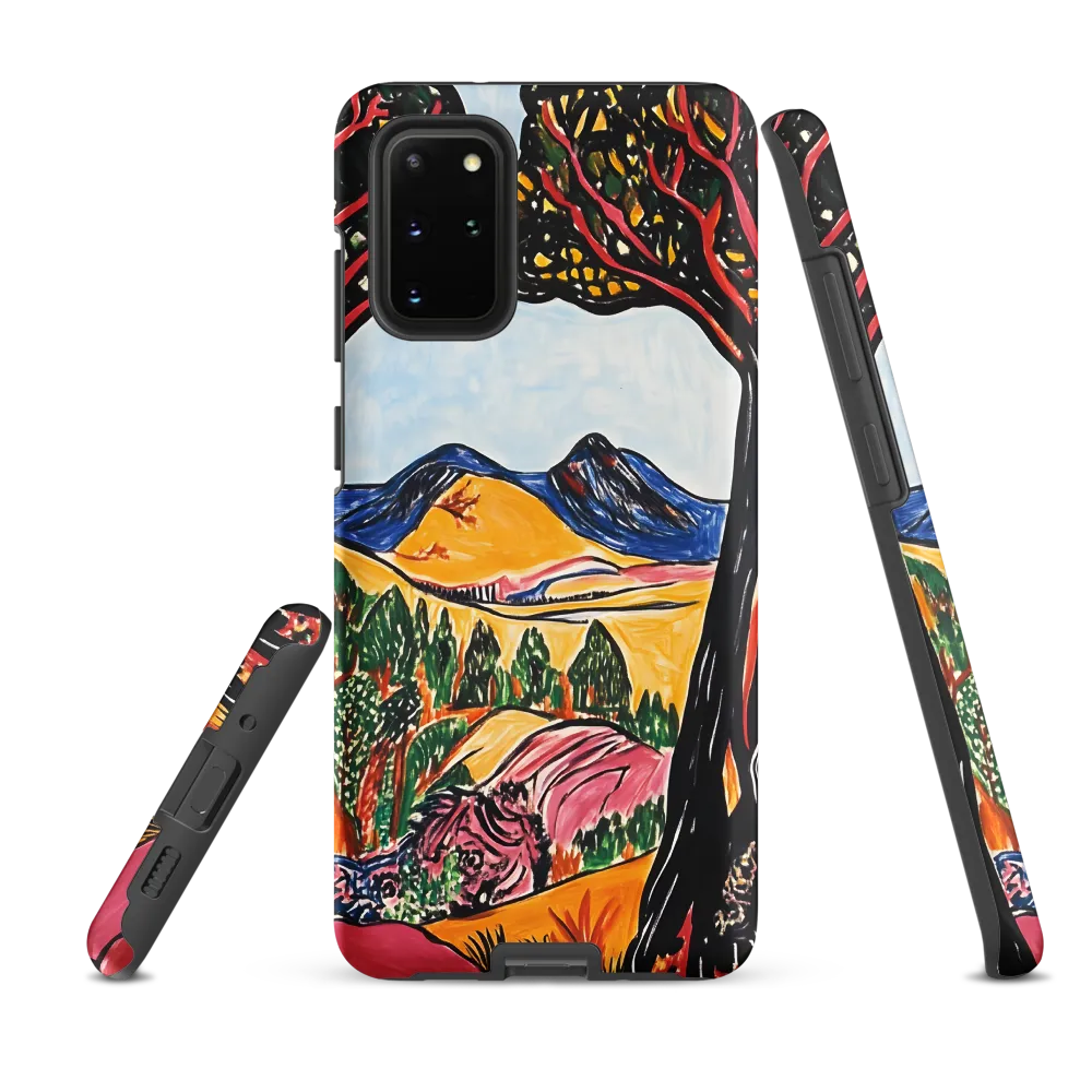 Vibrant Nature's Embrace | Phone Case |  S20 Plus | Tough Case | Matte
