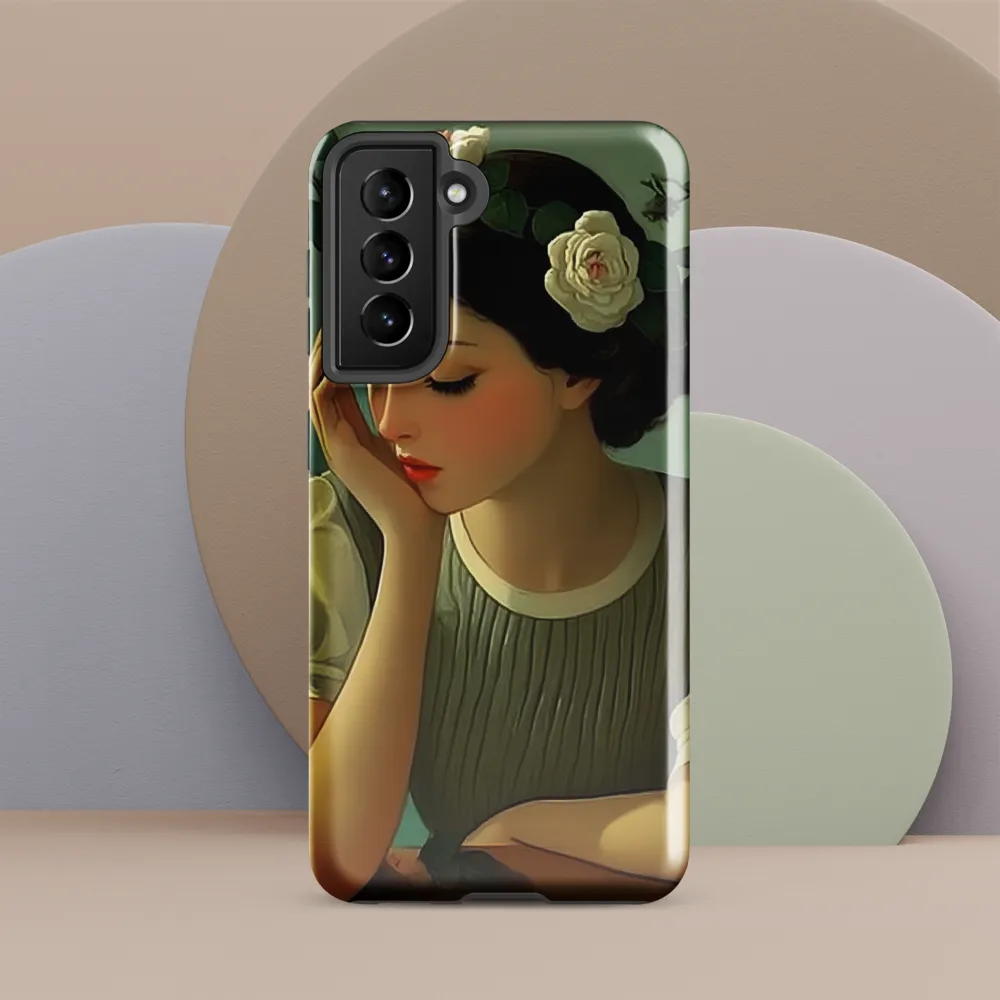 Whispers of Serenity | Phone Case |  S21 | Tough Case | Glossy