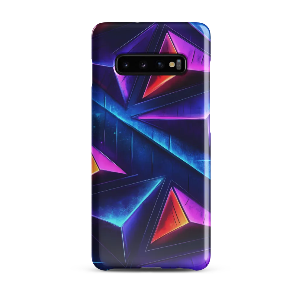 Geometric Luminescence | Phone Case |  S10 Plus | Snap Case | Glossy