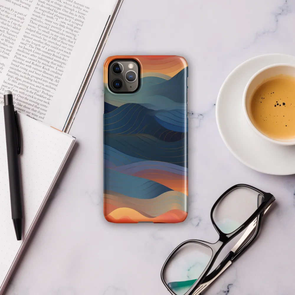 Harmonious Waves at Dusk | Phone Case |  11 Pro Max | Snap Case | Glossy