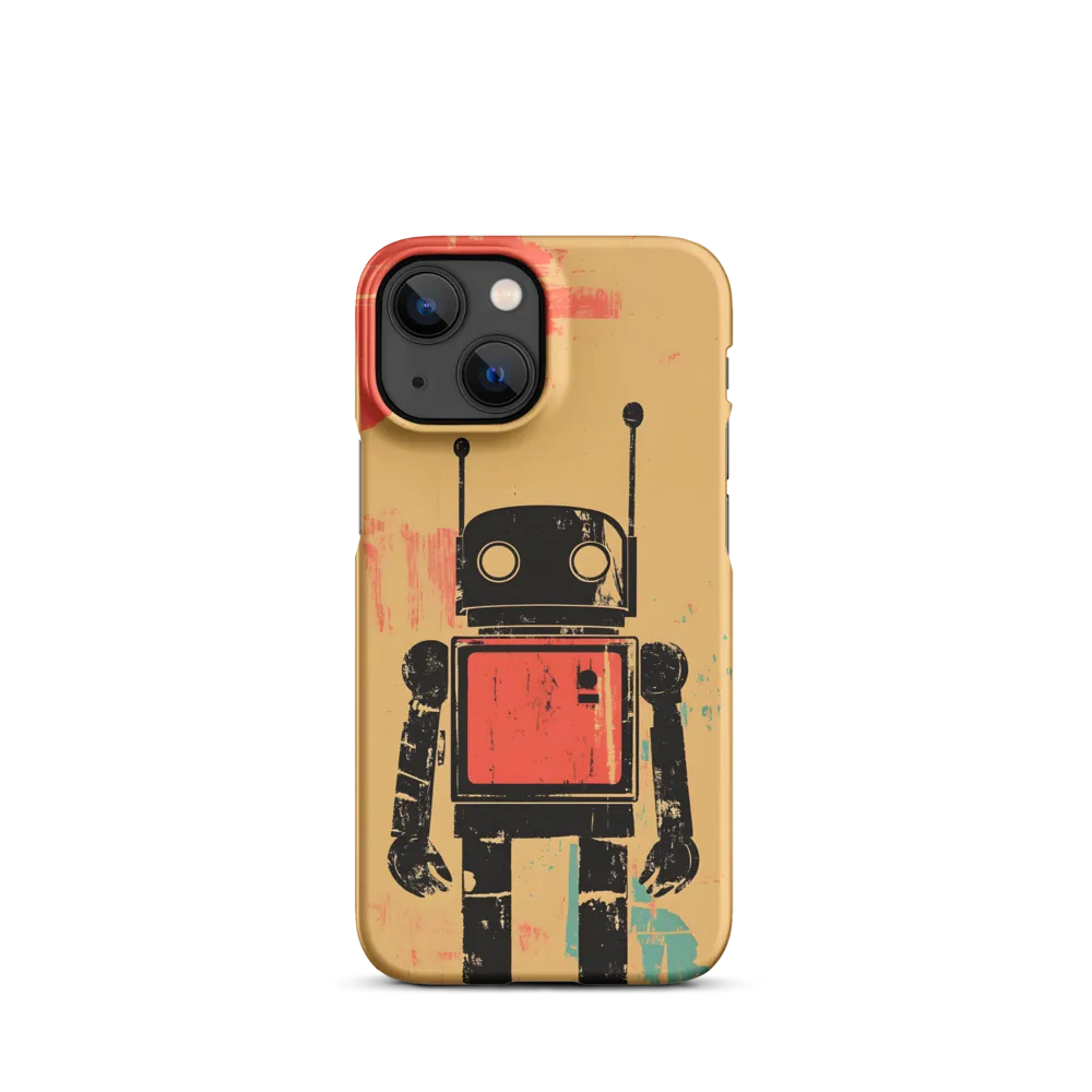 The Retro Robot | Phone Case |  13 Mini | Snap Case | Matte