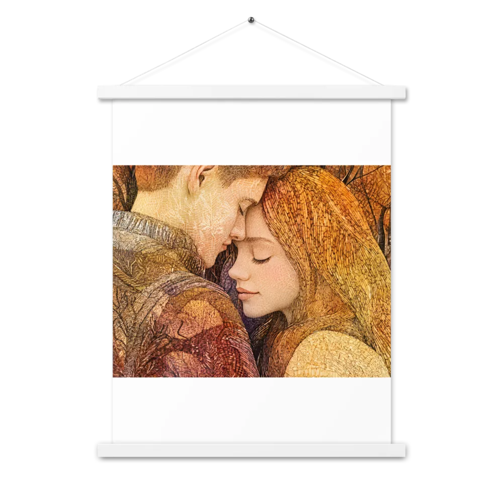 Embrace of Autumn | Poster With White Wood Hanger | 18″×24″