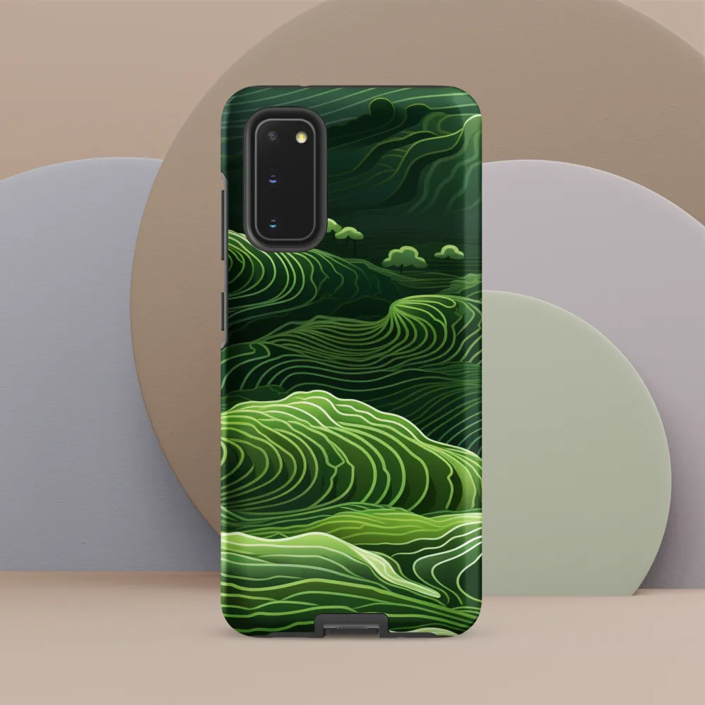 Whispers of Green Hills | Phone Case |  S20 | Tough Case | Matte