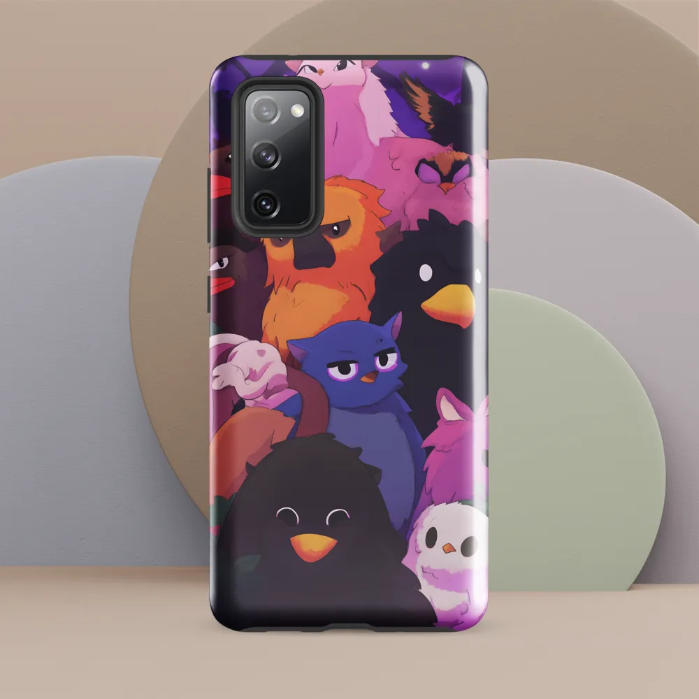 Whimsical Avian Gathering