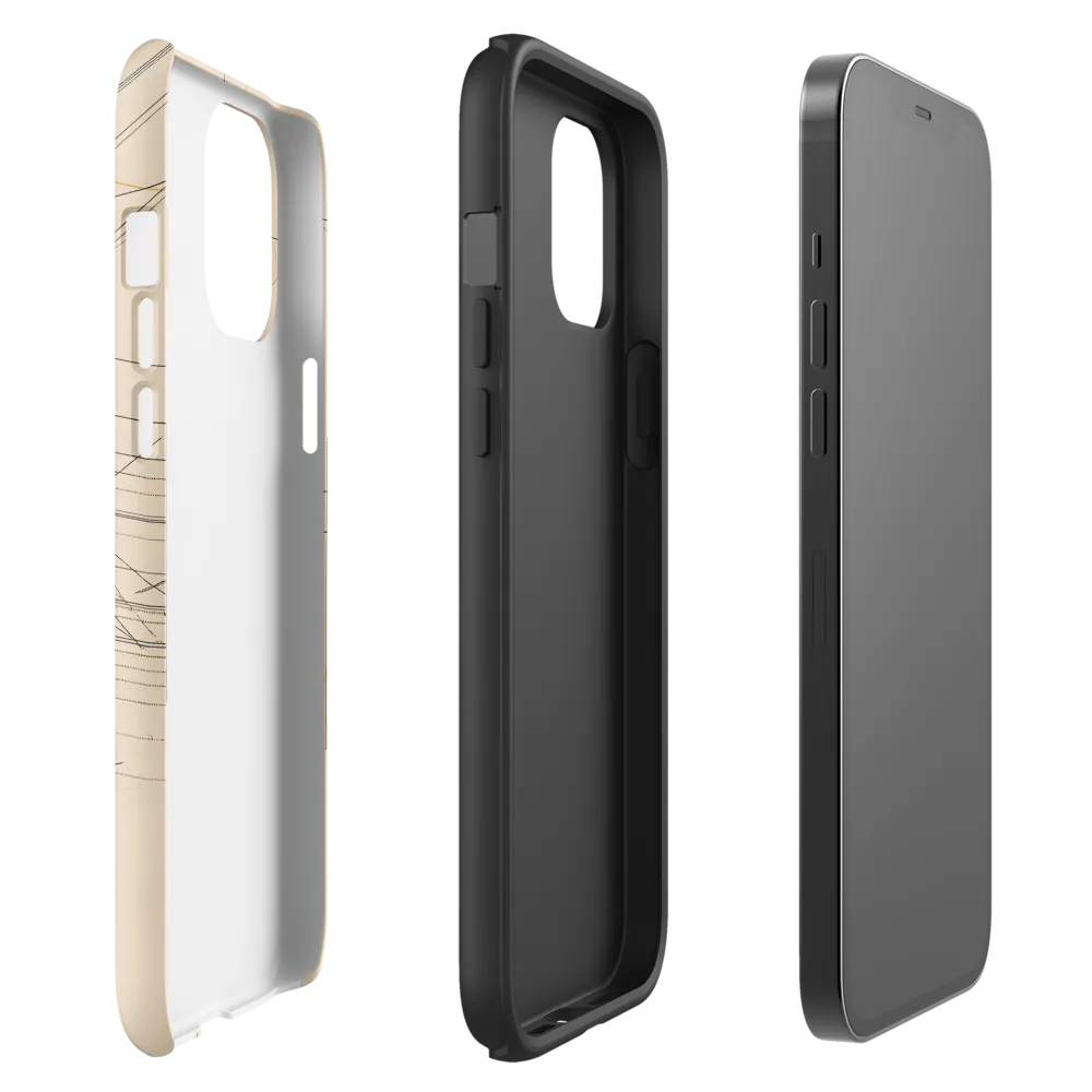 Abstract Profile: A Minimalist Exploration | Phone Case |  12 Pro Max | Tough Case | Matte