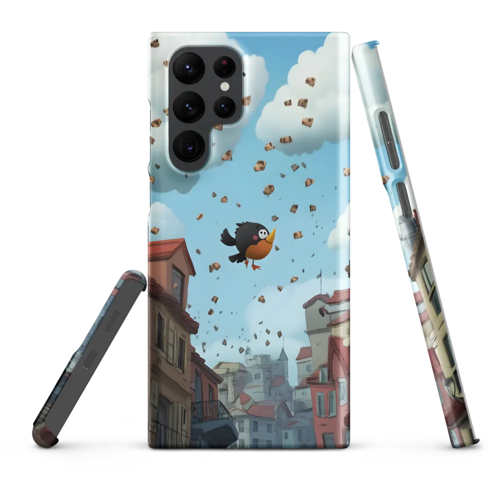 A Whimsical Flight Through Bread and Sky