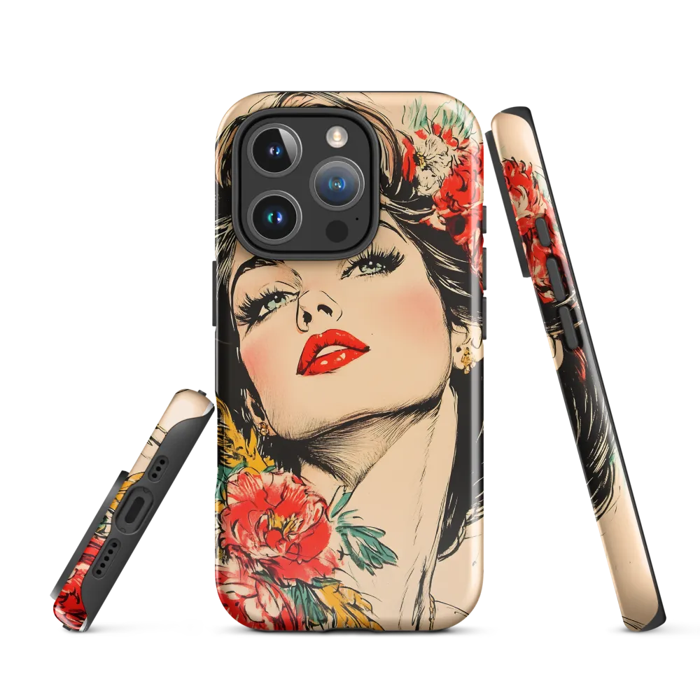 Radiance in Red: A Portrait of Elegance
