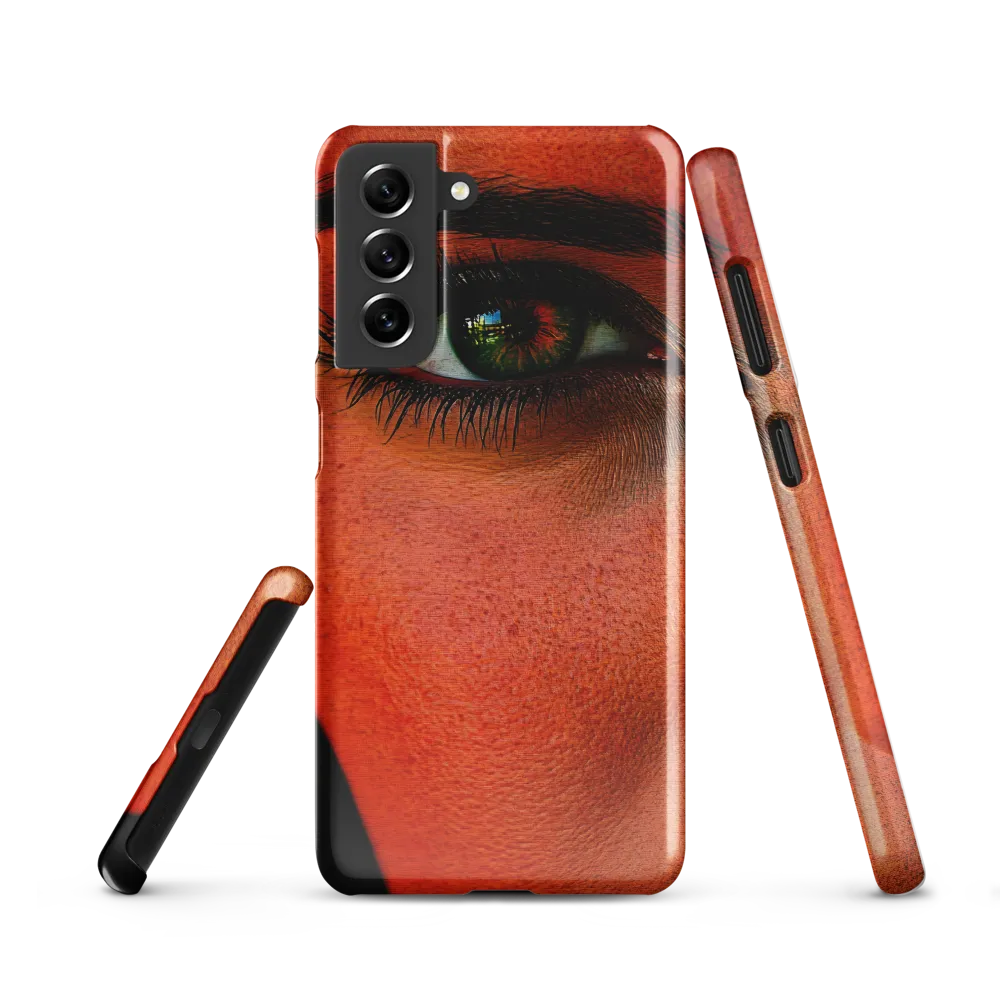 Gaze of Intensity | Phone Case |  S21 | Snap Case | Glossy