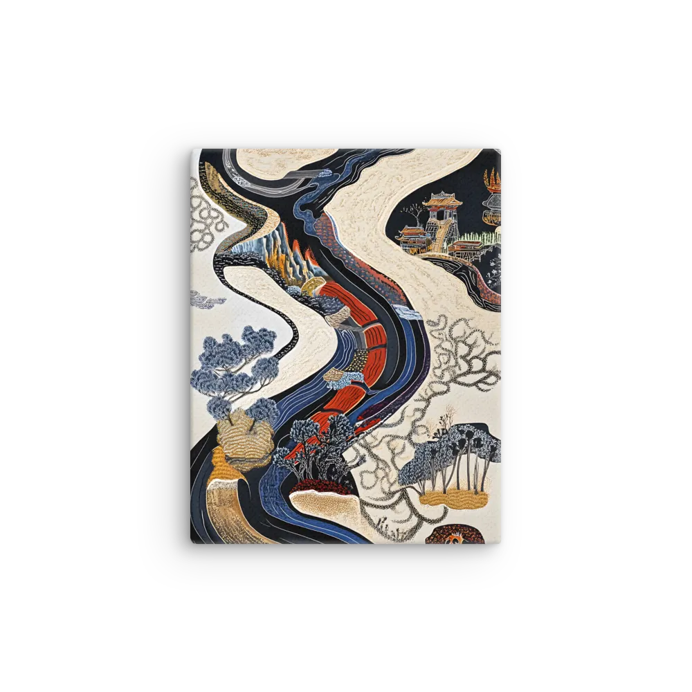 Flow of Tranquility | Thin Canvas | 11″×14″