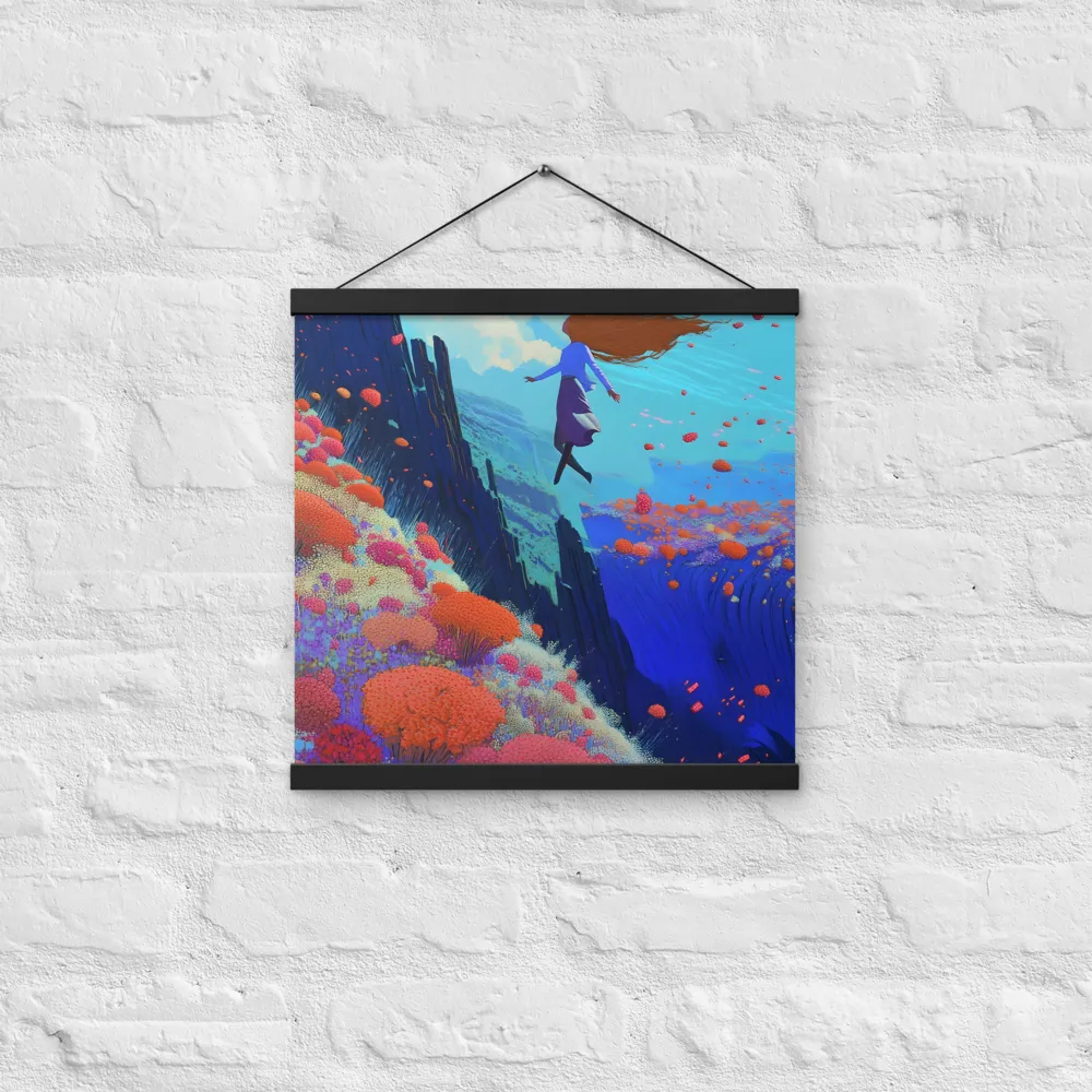 Whispers of Freedom | Poster With Black Wood Hanger | 16″×16″