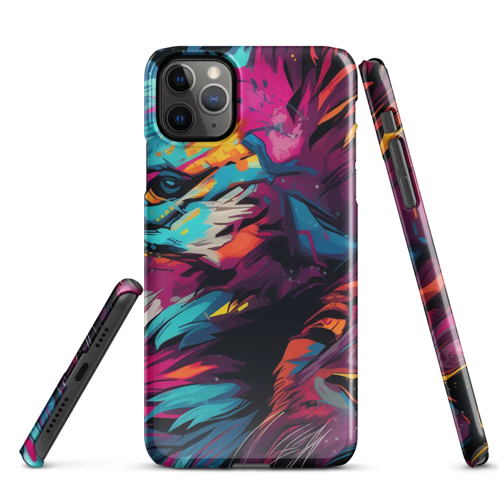 Vivid Majesty: The Modern Lion | Phone Case |  11 Pro Max | Snap Case | Glossy