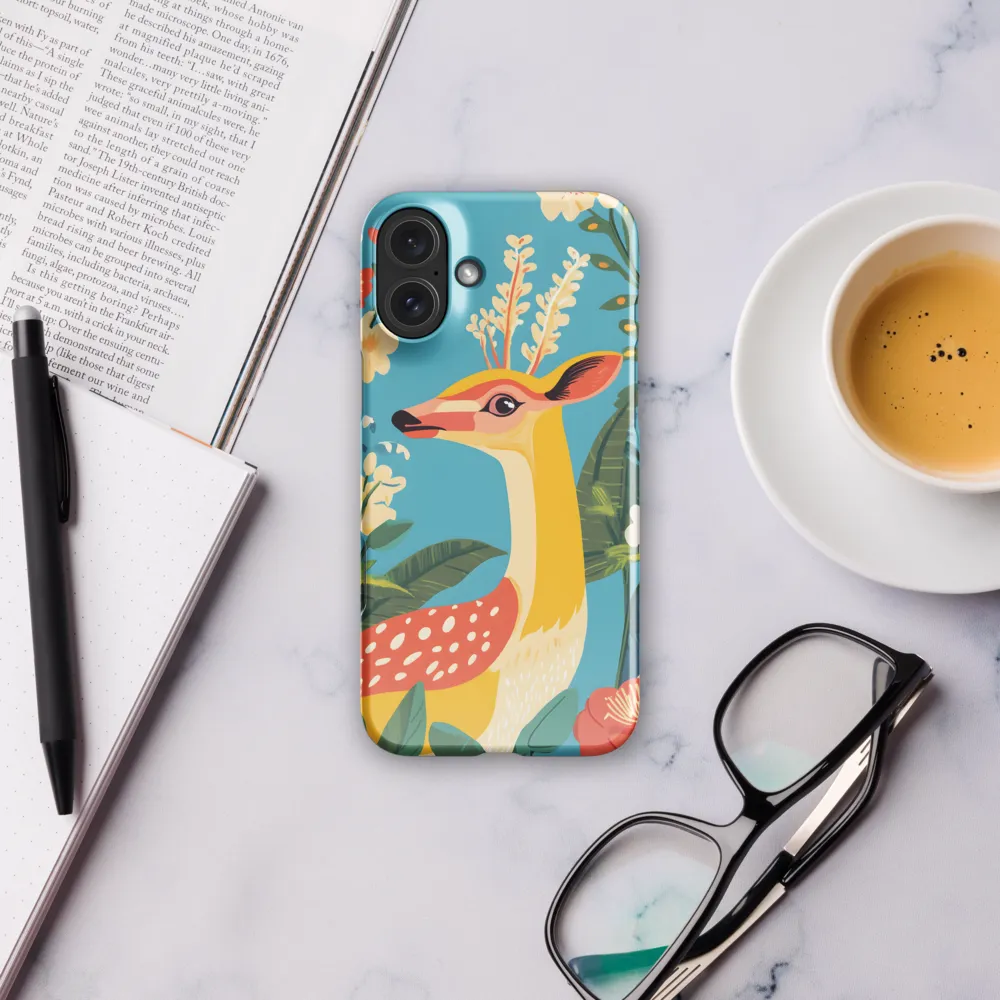 Serene Majesty: A Vibrant Deer Amidst Flora