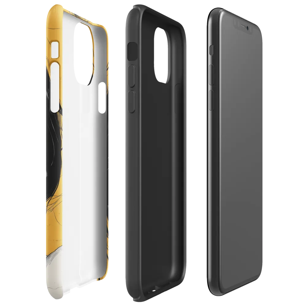 Serenity in Lines | Phone Case |  11 Pro Max | Tough Case | Glossy