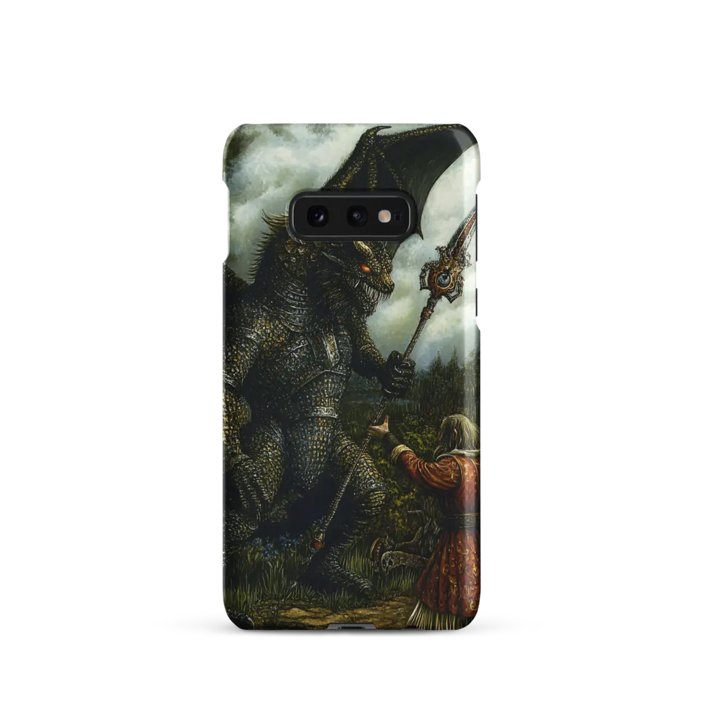 The Confrontation: Dragon vs. Wizard | Phone Case |  S10e | Snap Case | Matte