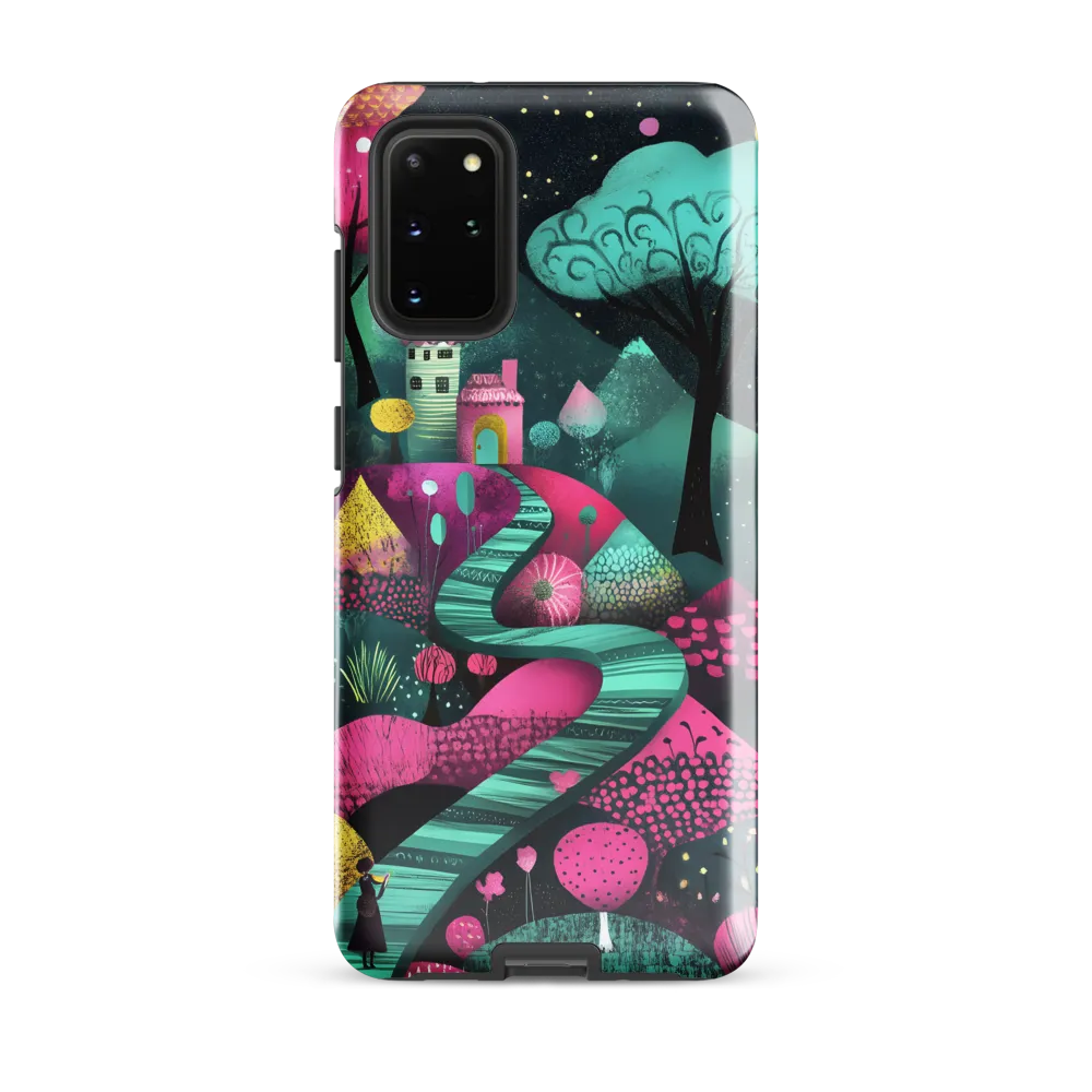 Whimsical Journey through Colorful Lands | Phone Case |  S20 Plus | Tough Case | Glossy