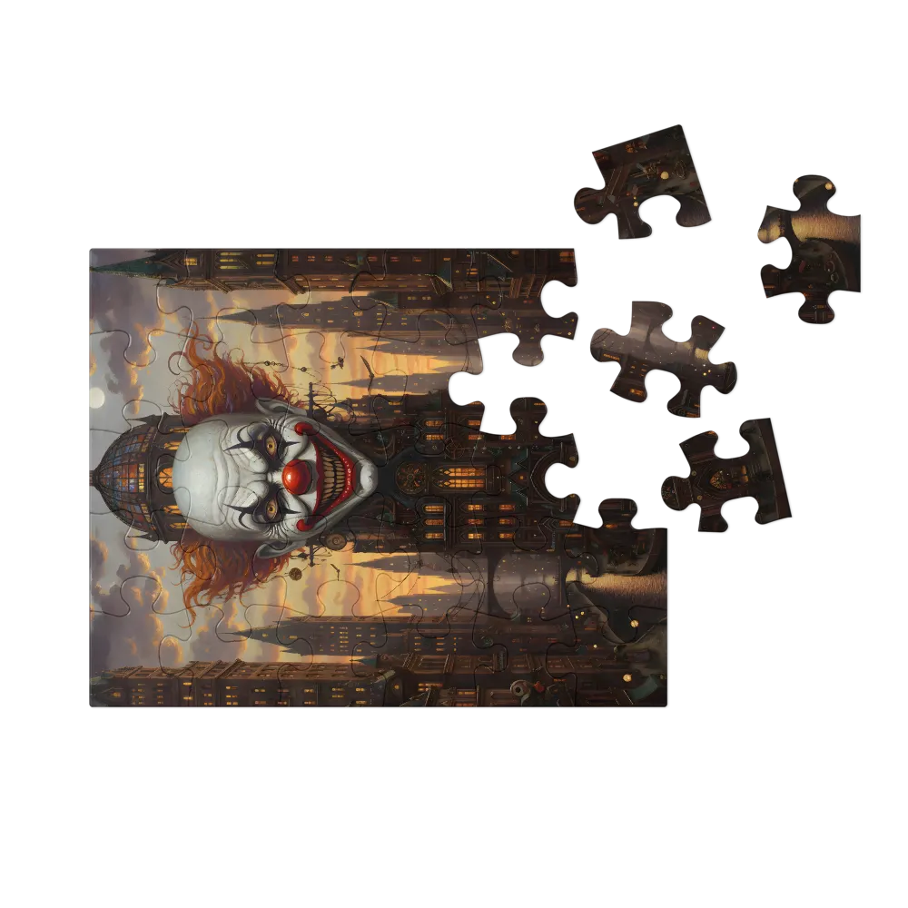 The Laughing Cathedral 
 Jigsaw Puzzle in Tin Box