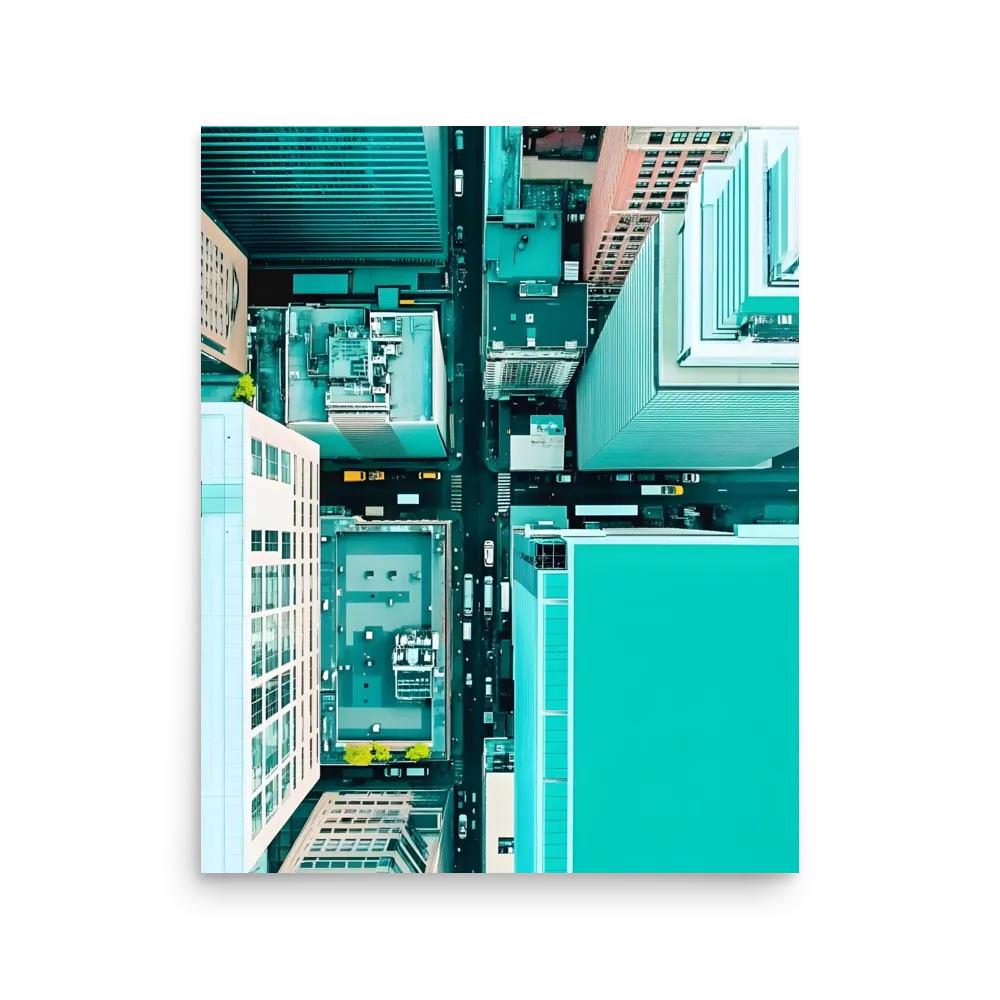 Urban Geometry: Aerial Perspective | Poster | 16″×20″