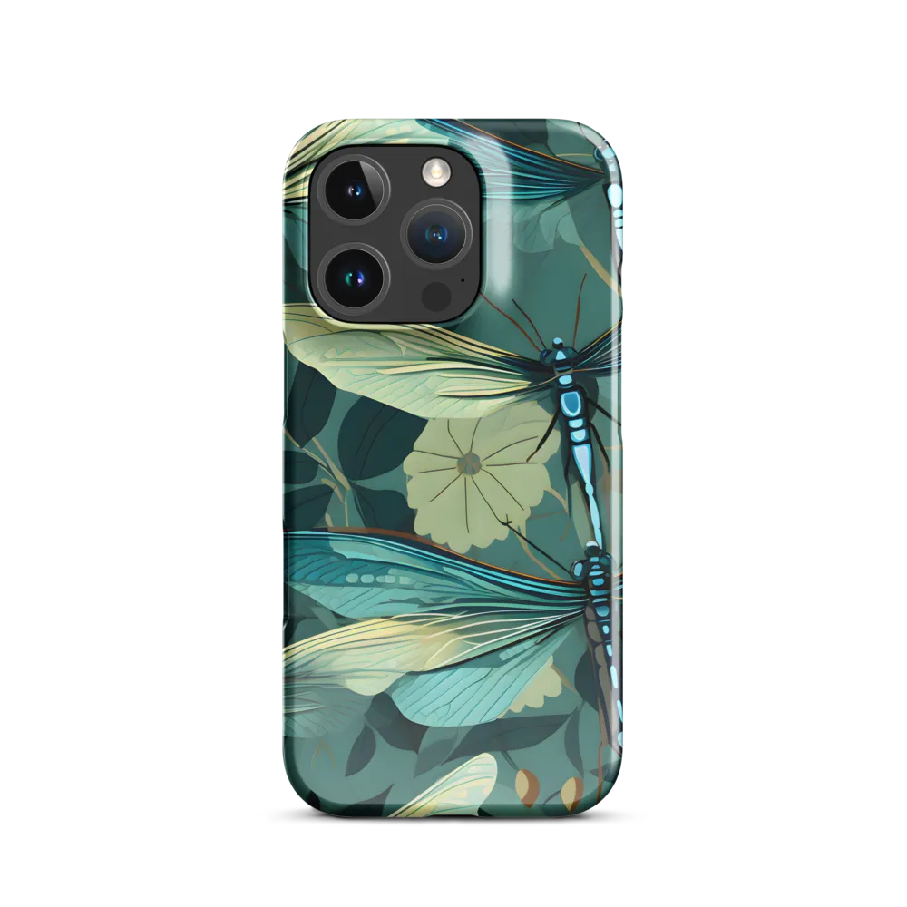 Whispers of Nature: Dragonflies in Harmony | Phone Case |  16 Pro | Snap Case | Glossy
