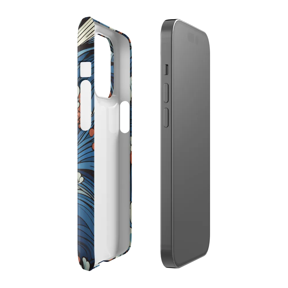 Nature's Elegance: An Oceanic Tapestry | Phone Case |  14 Pro | Snap Case | Glossy