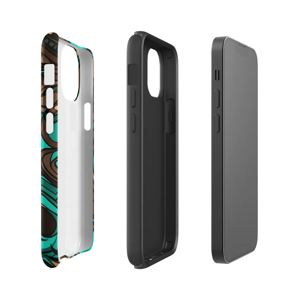 Fluctuating Currents | Phone Case |  13 mini | Tough Case | Glossy