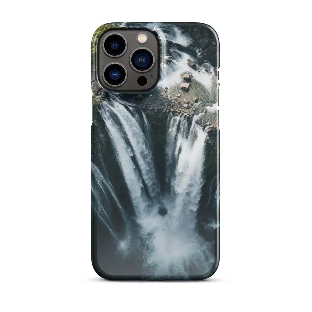 Nature's Power: The Cascading Waterfall | Phone Case |  13 Pro Max | Snap Case | Glossy