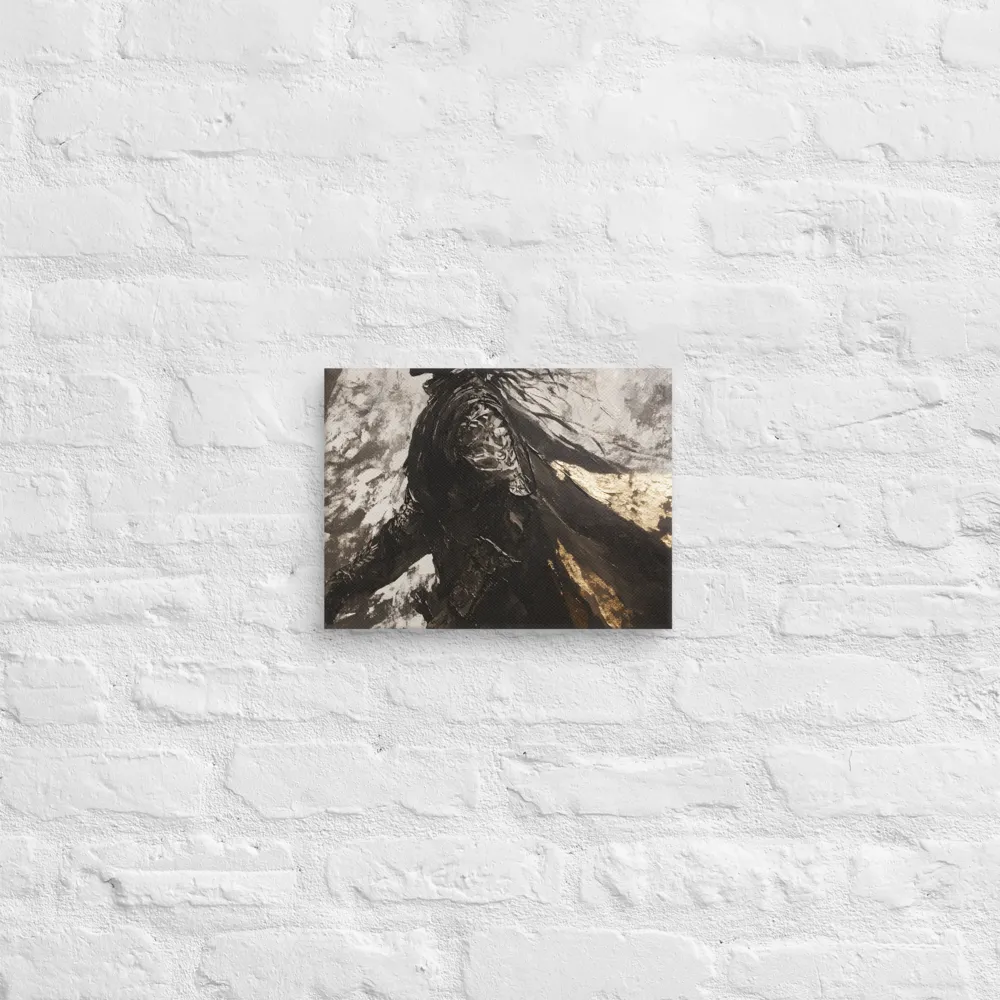 The Silhouette of Valor | Canvas | 9″×12″