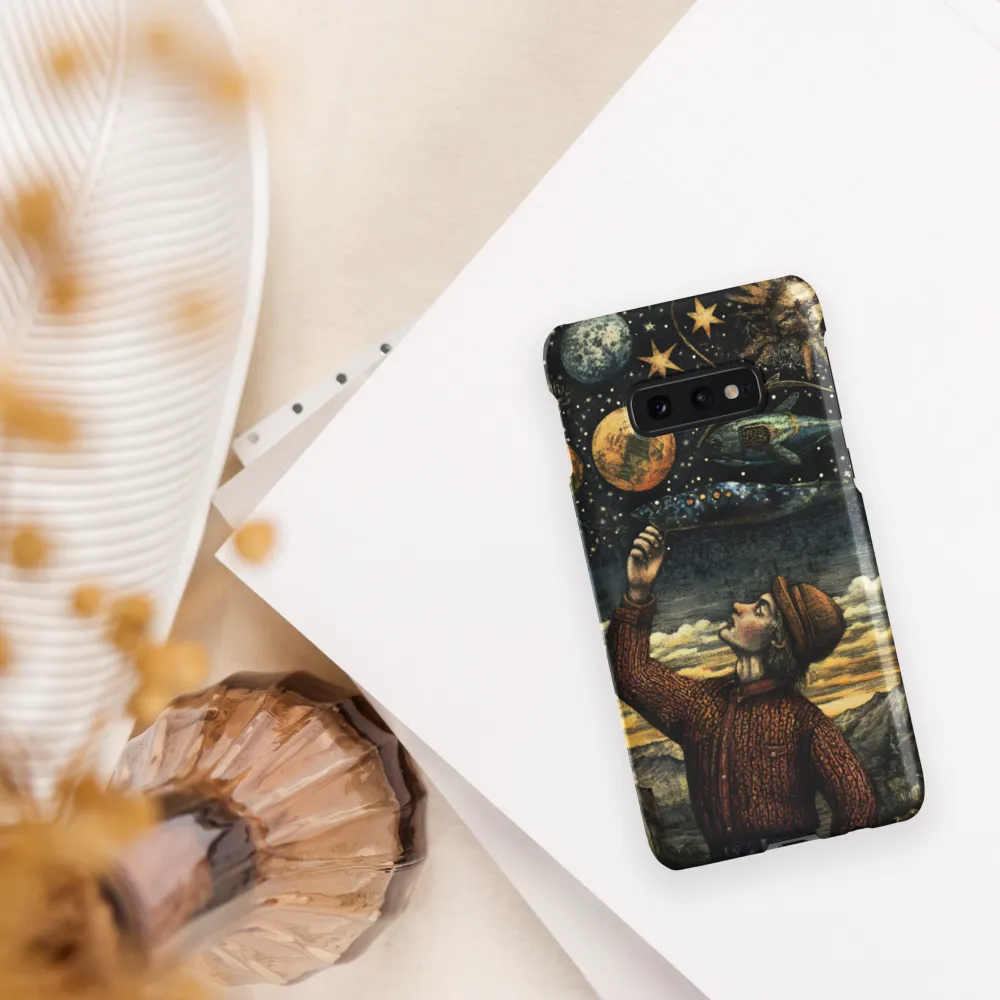 Cosmic Curiosity: A Journey Beyond Earth | Phone Case |  S10e | Snap Case | Matte