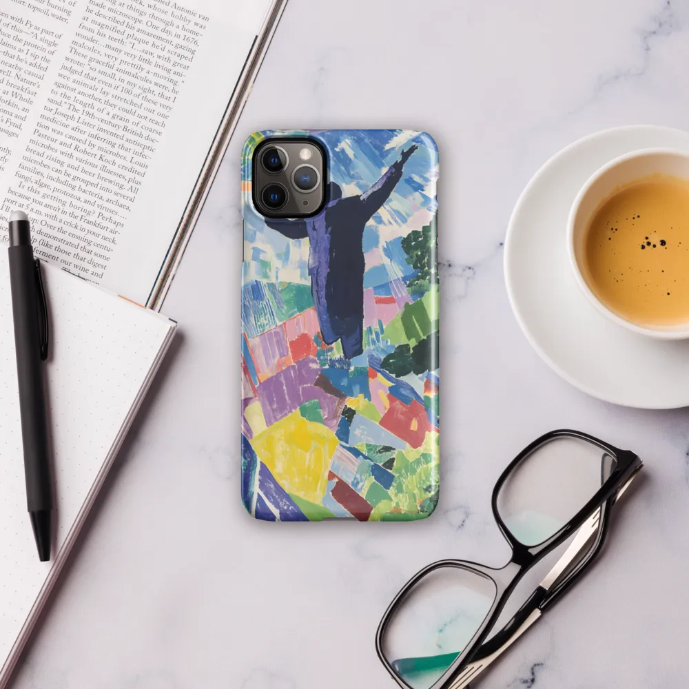 Elysium: A Soaring Figure Amidst Colorful Landscapes | Phone Case |  11 Pro Max | Snap Case | Glossy