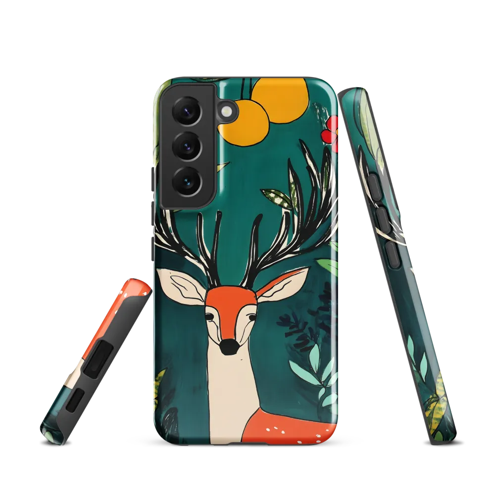 Nature's Embrace: The Majestic Deer | Phone Case |  S22 | Tough Case | Glossy