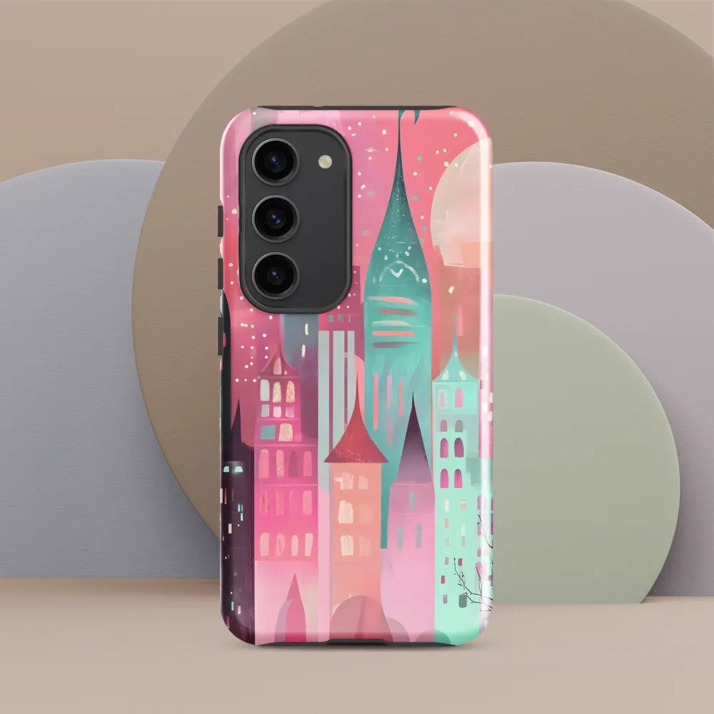 Whimsical City at Dusk