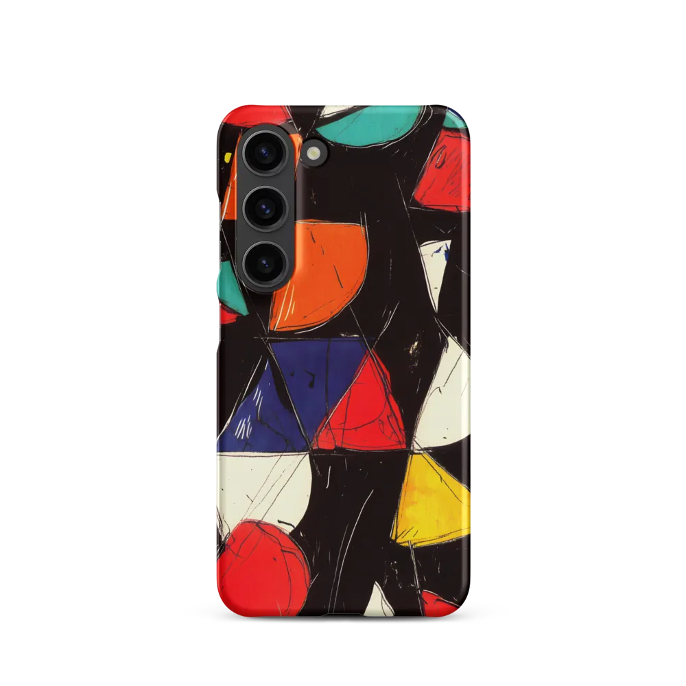 Vibrant Geometric Symphony | Phone Case |  S23 | Snap Case | Matte