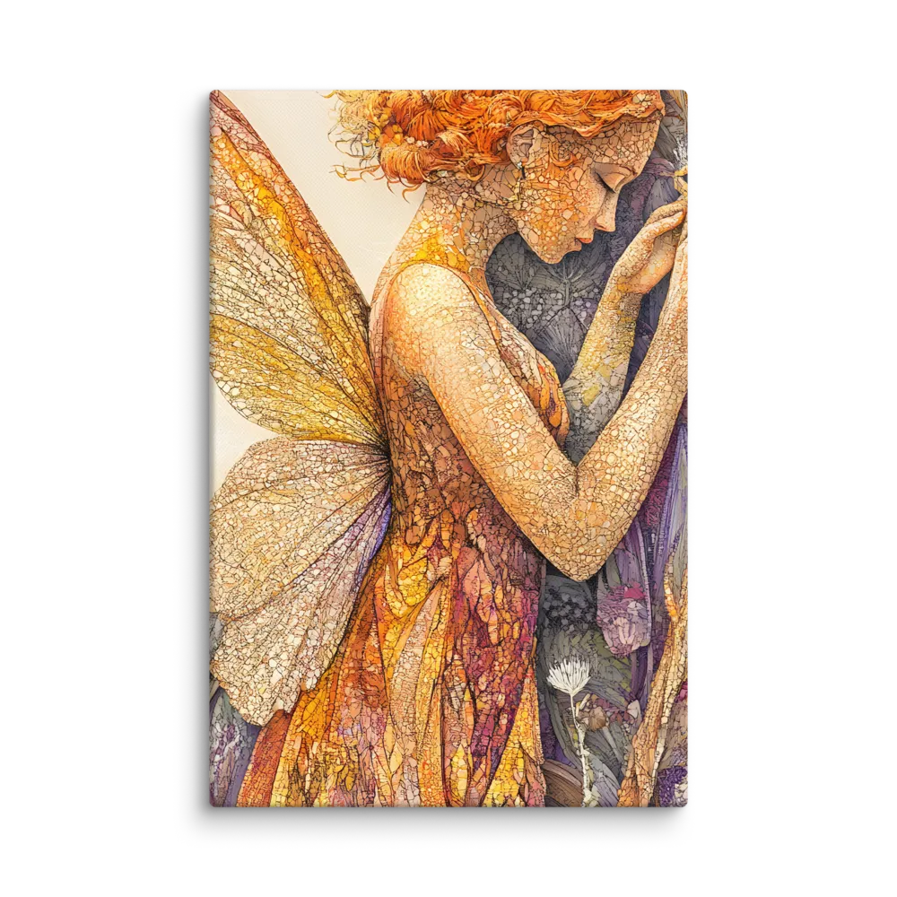 Whispers of the Frosted Meadow | Canvas | 8″×12″