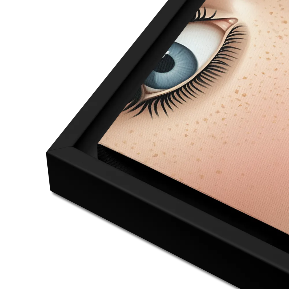 Intriguing Elegance | Canvas with Black Frame | 16″×16″