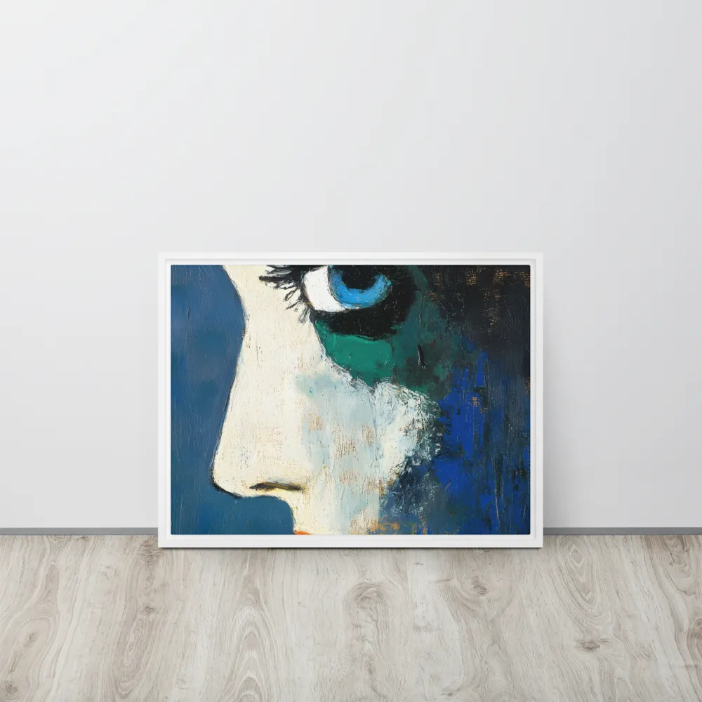 Reflections of Emotion | Canvas with White Frame | 18″×24″