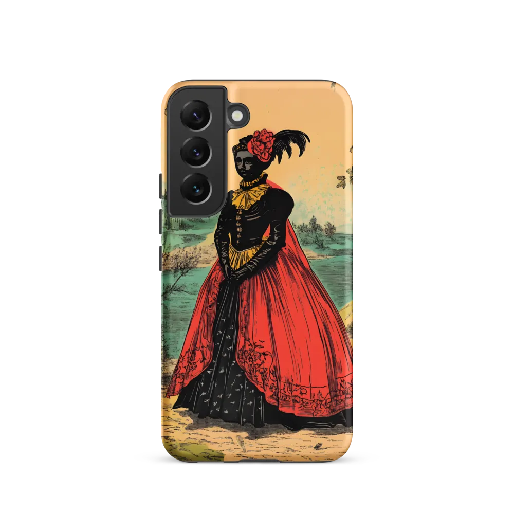 Elegance in Red and Gold