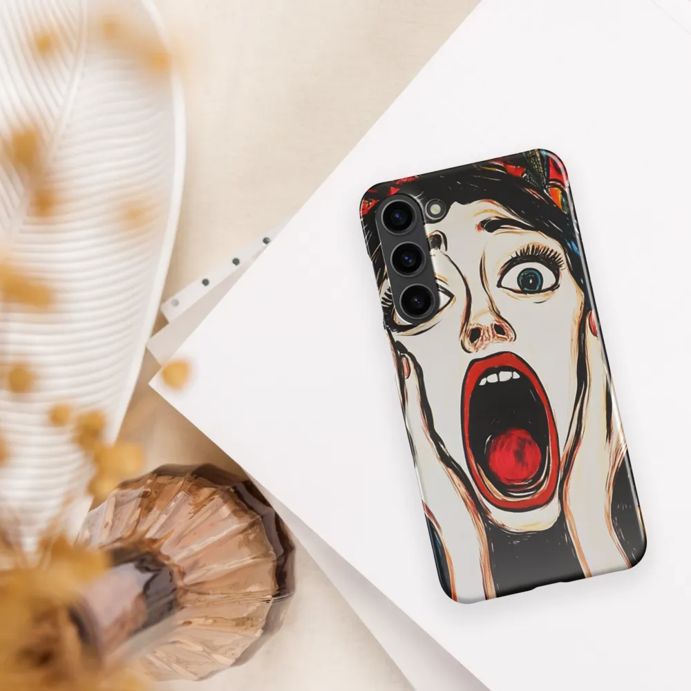 Echoes of Despair | Phone Case |  S23 Plus | Snap Case | Glossy